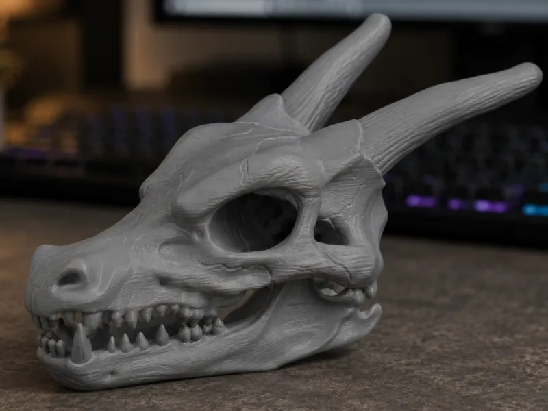Charizard Realistic Skull - Bone Series