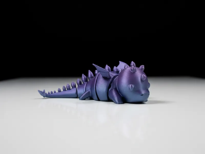 Flexi chibi kristallen draak