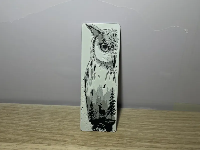 フクロウのしおり