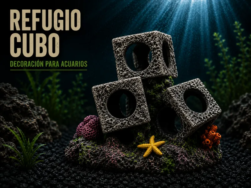 Cave Cube Aquarium Decoration