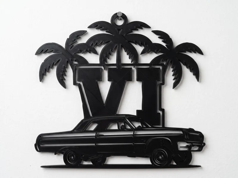 GTA 6 (VI) Wall Art - Easy Print