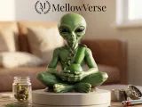 Chill Alien Herb Grinder - 2 - Part Magnetic - MellowVerse-0
