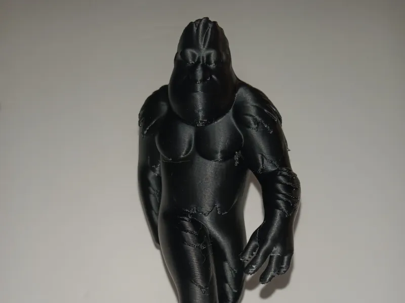Big walking Cartoonish Sasquatch Figurine