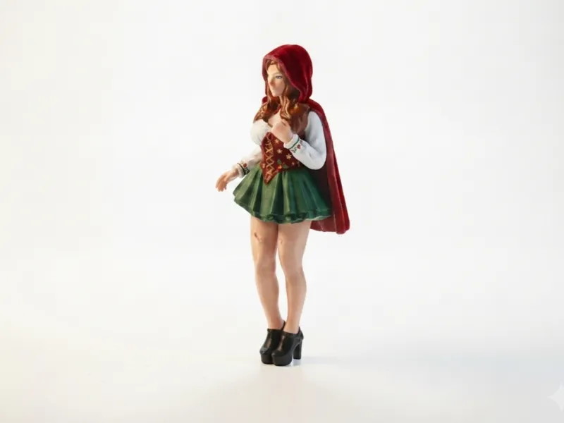 Christmas Cosplay Hooded Figure 3D Printable