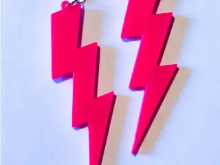 Earrings lightning, bolt / kolczyki błyskawica, piorun #1