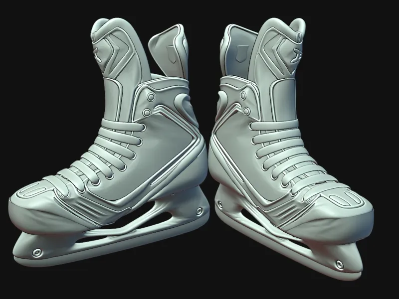 Skating Shoes 3D Printable Model
