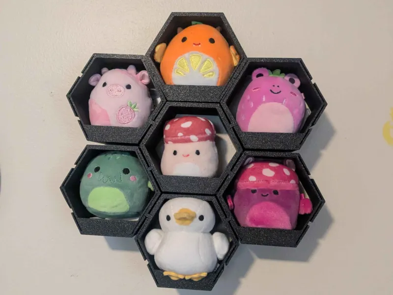 Modular Wall Mounted Hexagon Display