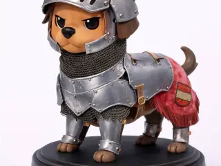 Pieza de ajedrez caballo perro