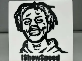 IshowSpeed Portrait SVG 150mm tile