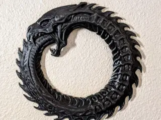 Dark Dragon Ouroboros - Wall Sculpture