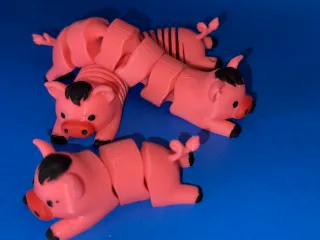 嘟嘟弹簧小猪