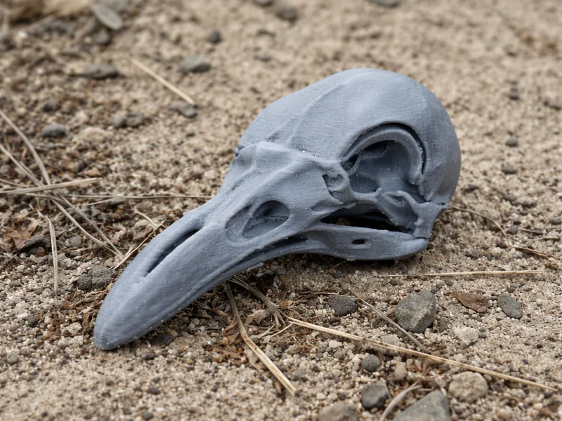 King-of-Saxony Bird-of-paradise Skull
