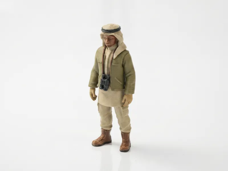 Cultureel 3D-printbaar beeldje van een Arabische man