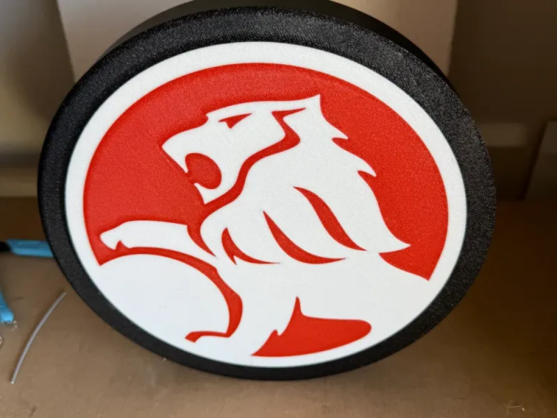 holden logo light box
