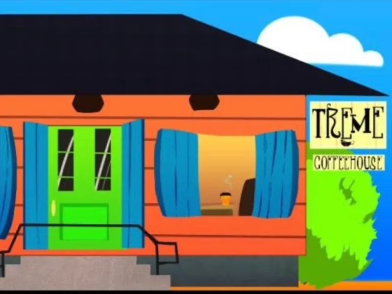 TREME Coffee house keychin-SnapForm Project