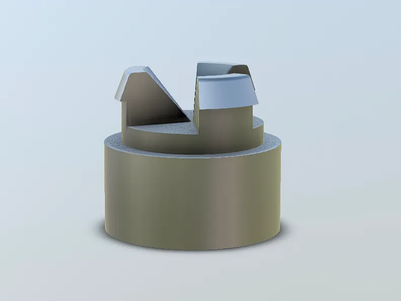 Foot for the microwave oven
