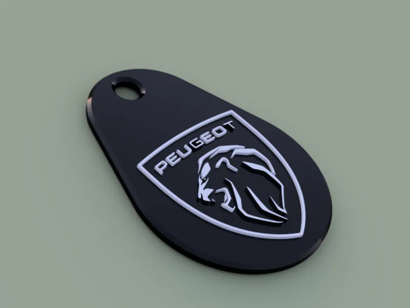 porte clef peugeot