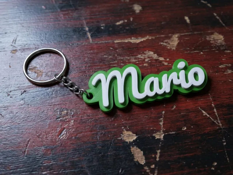 Keychain Mario