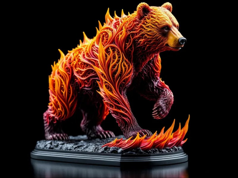 The fire bear