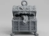 Key Chain design Fantasy Mimic Chest-0