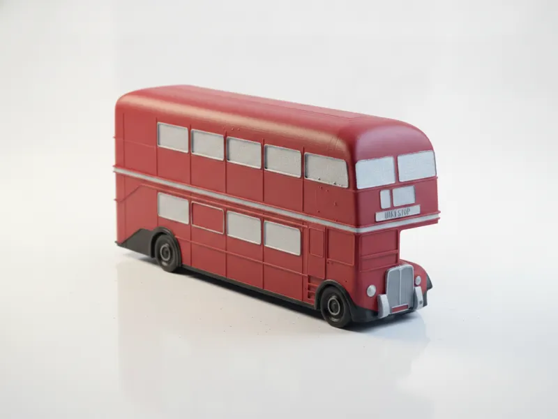 Modèle ultra détaillé de bus à impériale