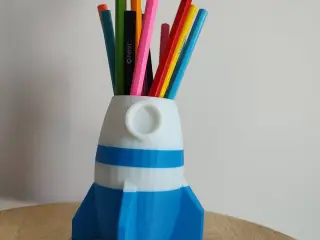 Rocket Pencil Holder