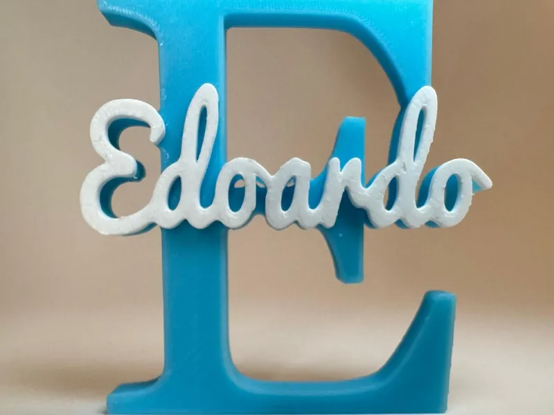 3D-Namensschild - Edoardo