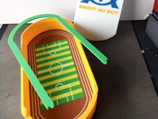 绿茵球场推拉盒