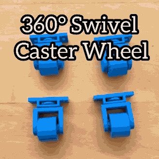 360° Swivel Caster Wheel – For Furniture & Appliances