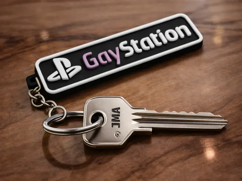 Chaveiro divertido do PlayStation