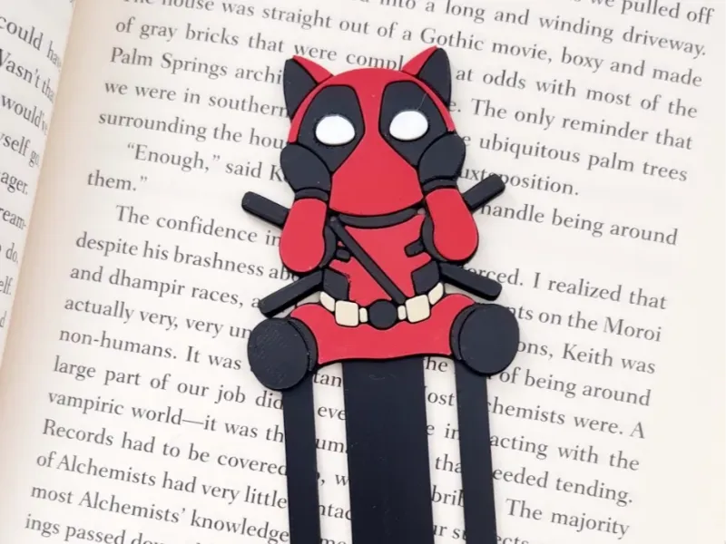 Marcapáginas Deadpool catpool