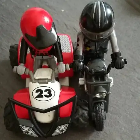 Playmobil compatible Motorcycle Handlebars