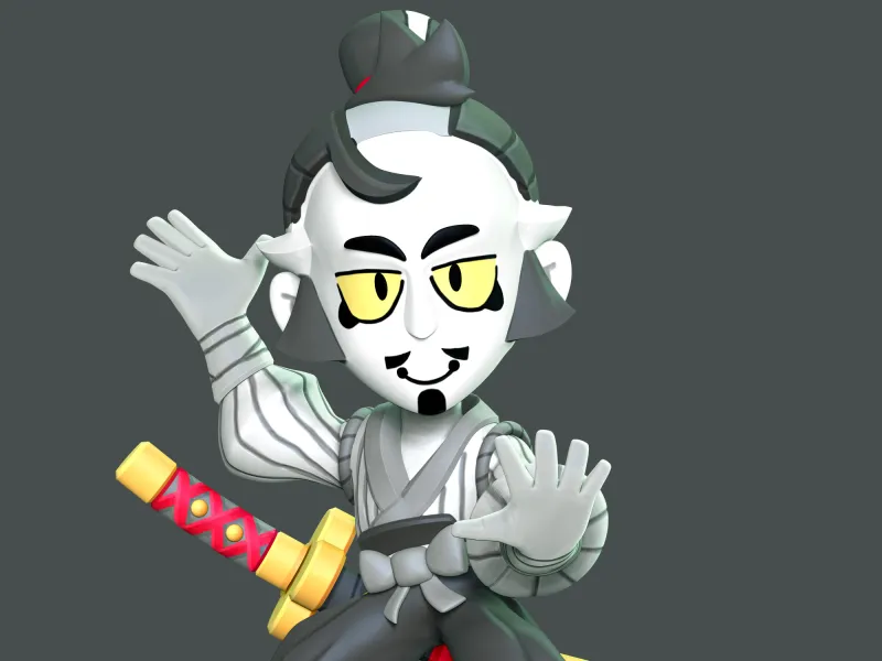 Gray Samurai - Brawl Stars