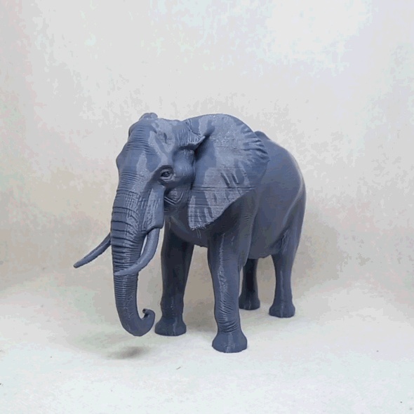 Juguete de elefante africano v01