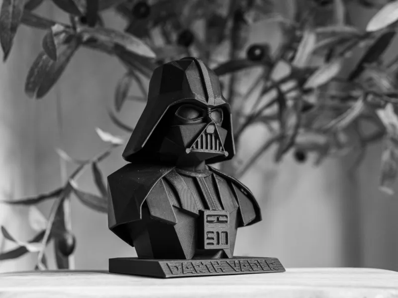 Busto Low Poly di Darth Vader