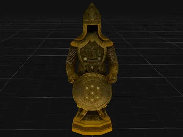 Medieval Knight Statue | Ancient Warrior Sculpture