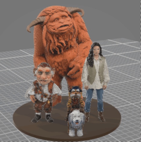 Labyrinth - Hauptcharaktere Modellpaket