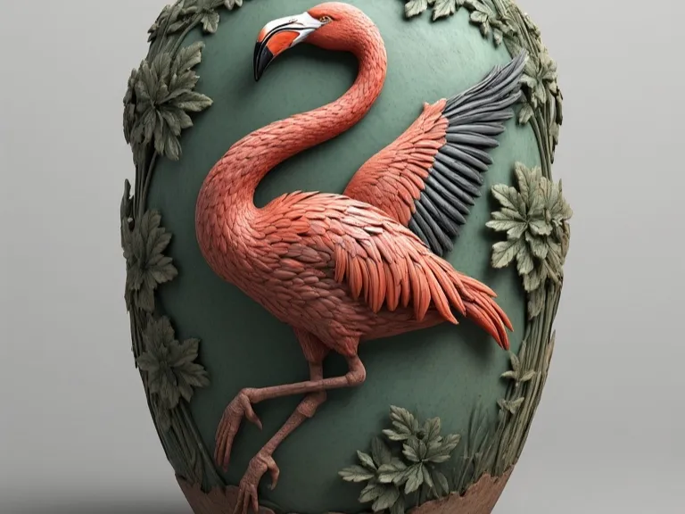 Vase 134 Flamingo