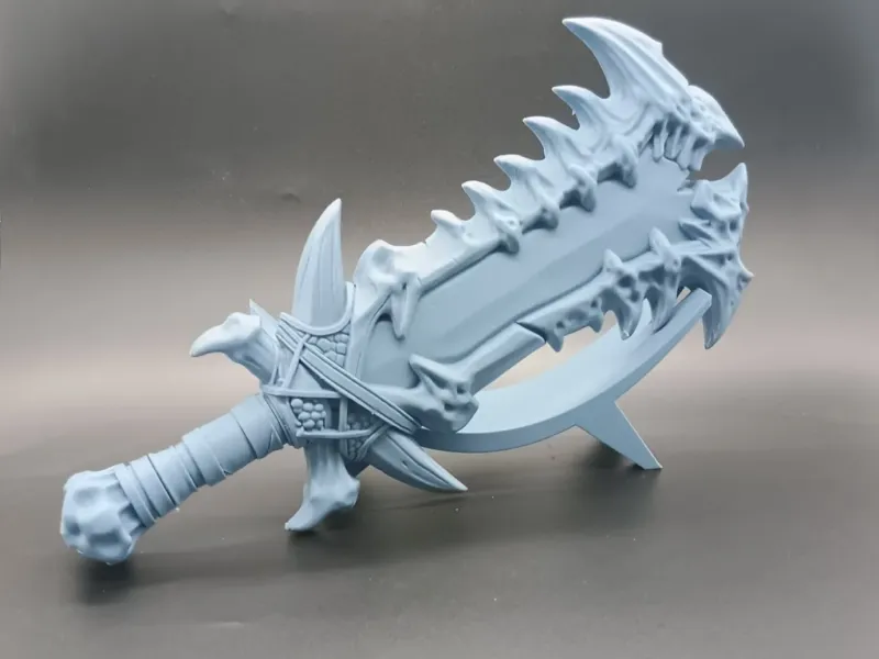 Dragon Bone Blade with Display Stand - Cosplay