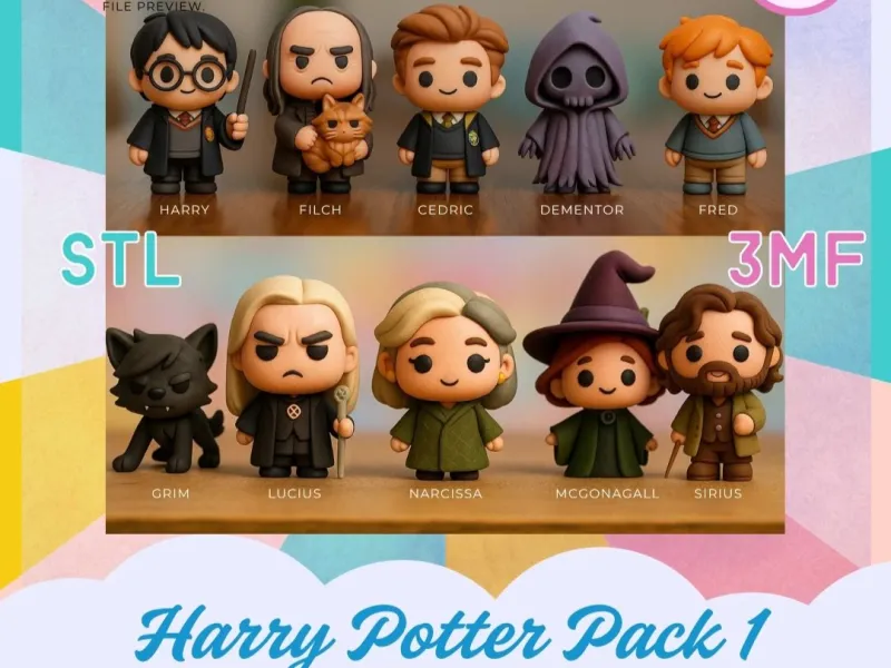 Z-MINIS HARRY POTTER COLLECTION PACK 1
