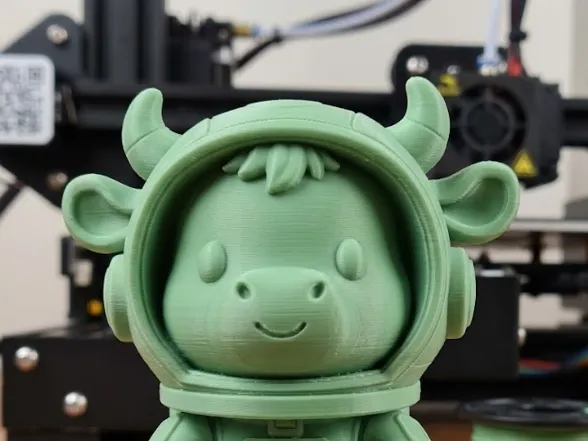 宇宙飛行士の牛