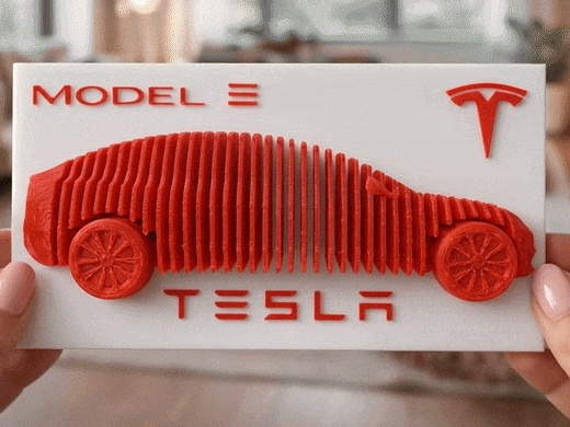 Tesla Model 3 レイヤードモデル-0