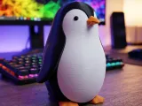 Cute 3D Printed Penguin Figurine STL File – Gaming Decor-0