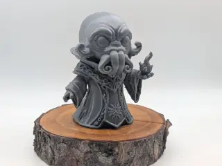 Chibi Mind Flayer (Illithid) - Cerebral Cuteness