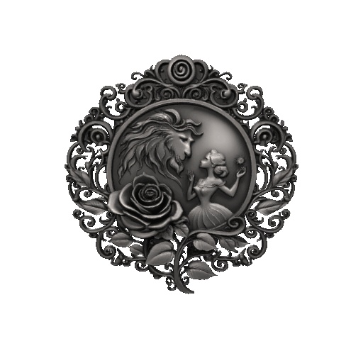 Beauty and the Beast wall decoration