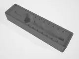 Gridfinity bin 4x1x4 for multihead screw driver-0