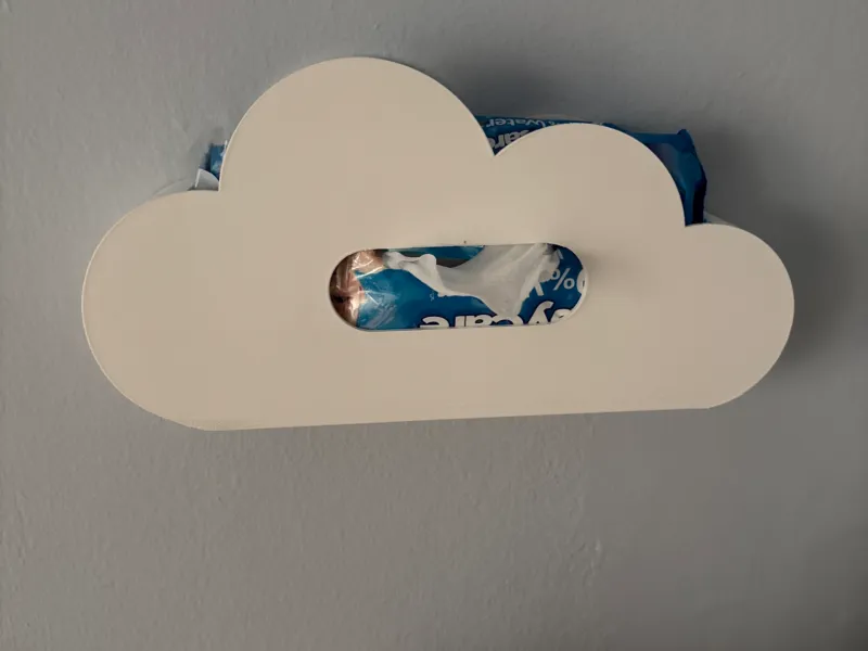 Wet Wipes Cloud wall mount