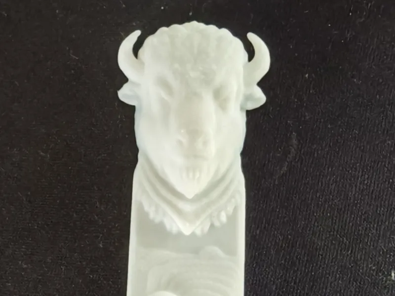 Bison & Wild West Relief Bookmark