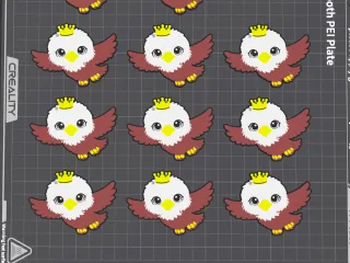 Llavero aguila bebe