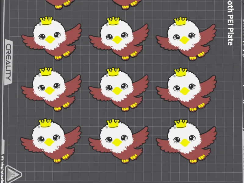 Llavero aguila bebe